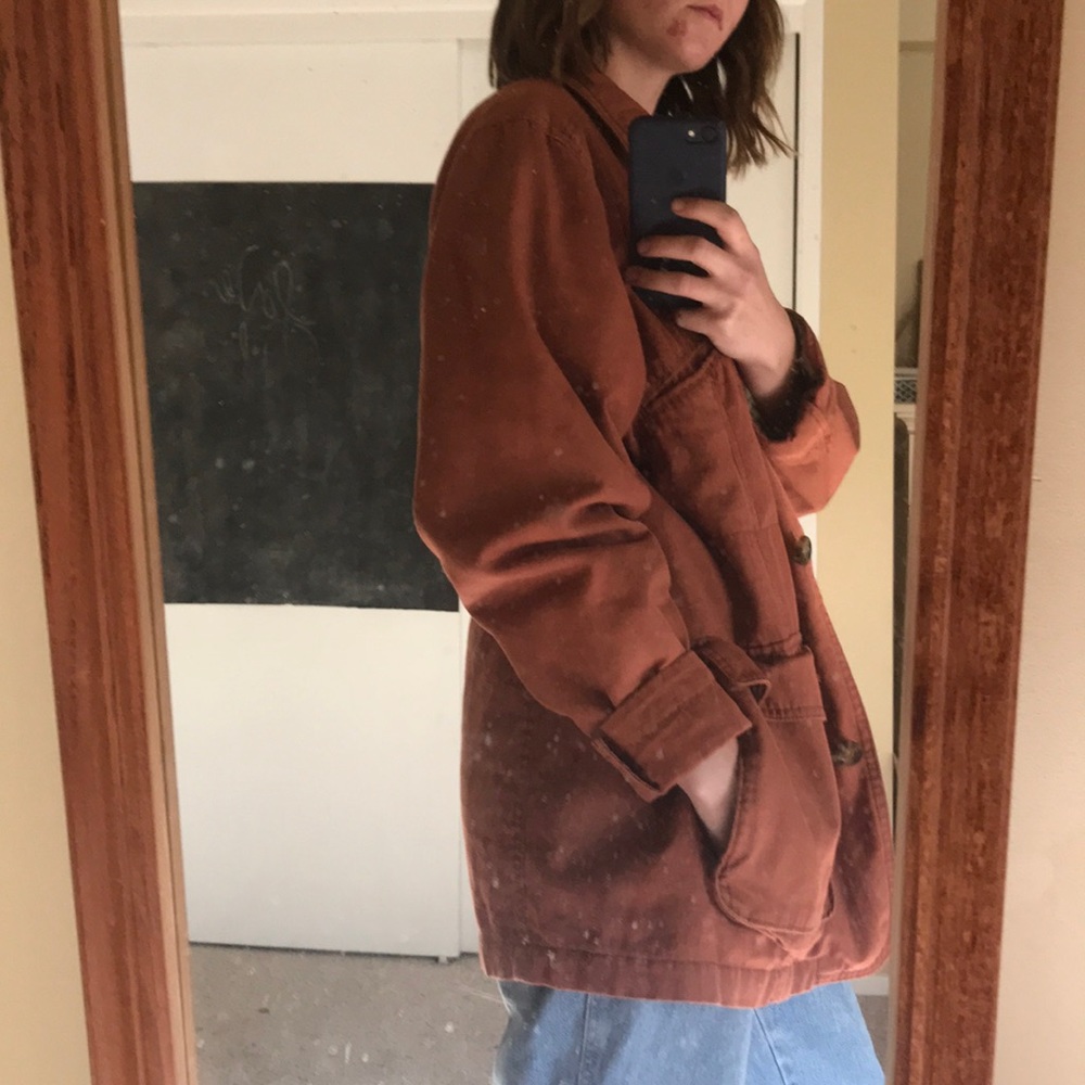 Vintage Jacket, Rust Red, Size M